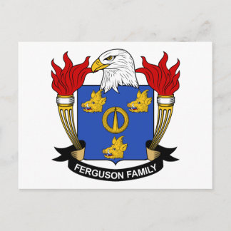 Ferguson Family Crest Postcard