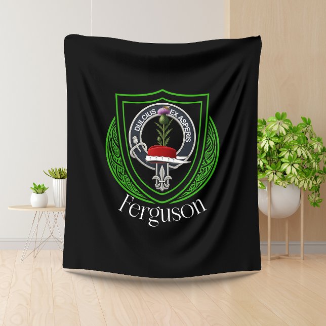 Ferguson Scottish Clan Crest Fleece Blanket (Creator Uploaded)