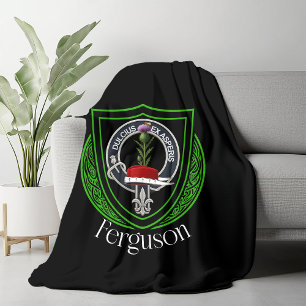 Ferguson Scottish Clan Crest Fleece Blanket