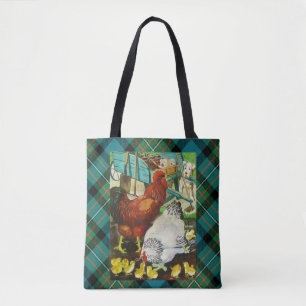 Ferguson Tartan plaid tote