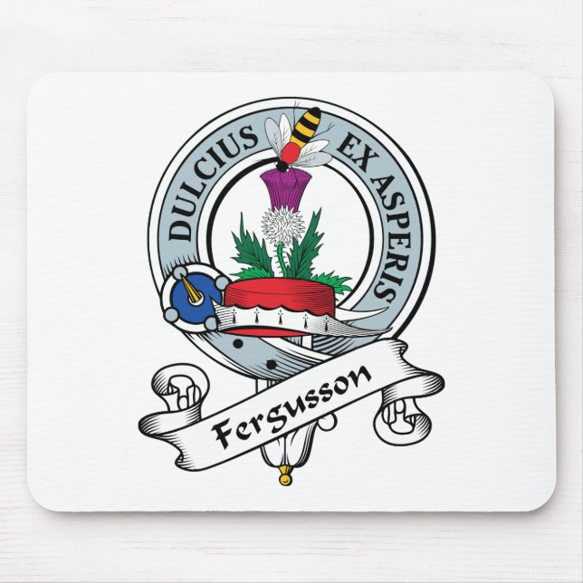 Fergusson Clan Badge Mouse Pad (Front)