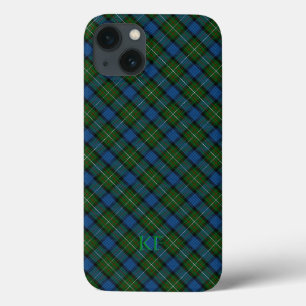 Fergusson Official Tartan with monogram / name iPhone 13 Case