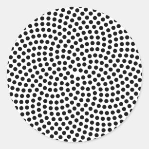 Fermat’s Spiral Classic Round Sticker