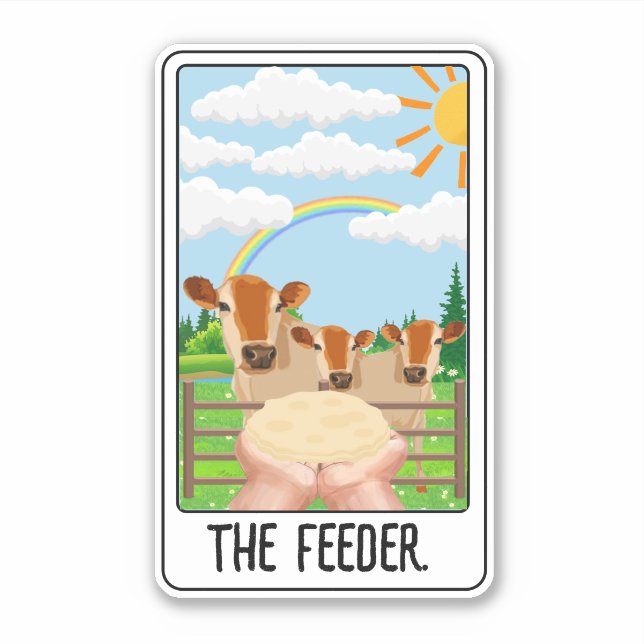 Ferment-TarotCards-Vinyl Sticker (Front)