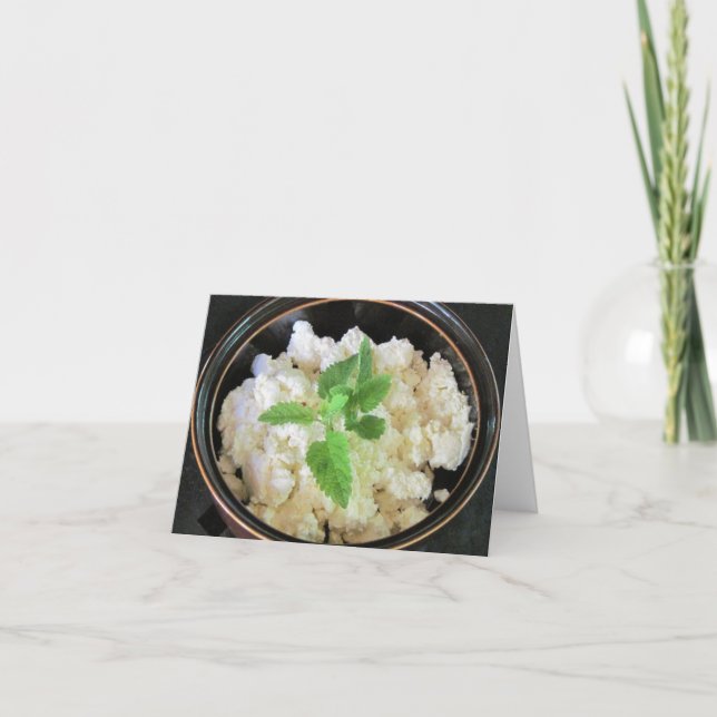 Fermenter's Kefir Cheese Delight Note Card (Front)