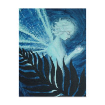 "Fern and the Pearl" Fairy Postcard