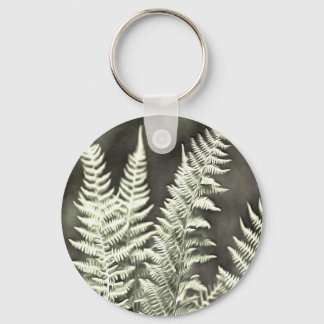Fern Artistic Abstract Key Ring