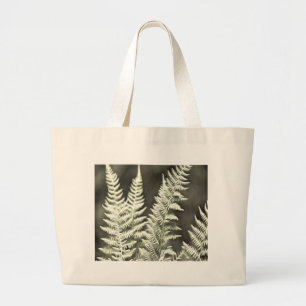 Fern Artistic Abstract Large Tote Bag