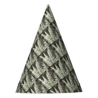 Fern Artistic Abstract Party Hat