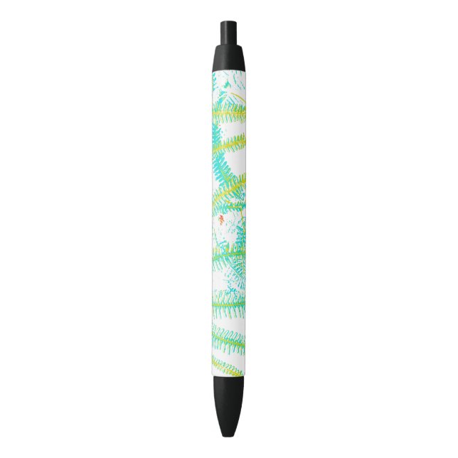 Fern  black ink pen (Front Vertical)