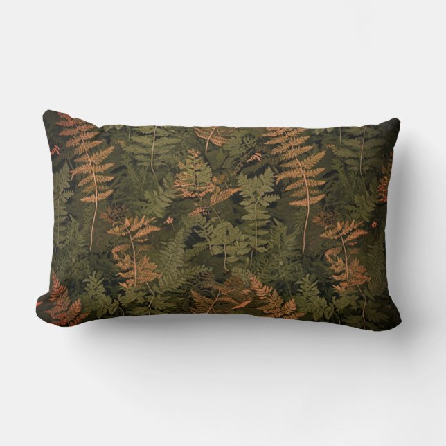 Fern Camouflage Suit Lumbar Cushion (Front)
