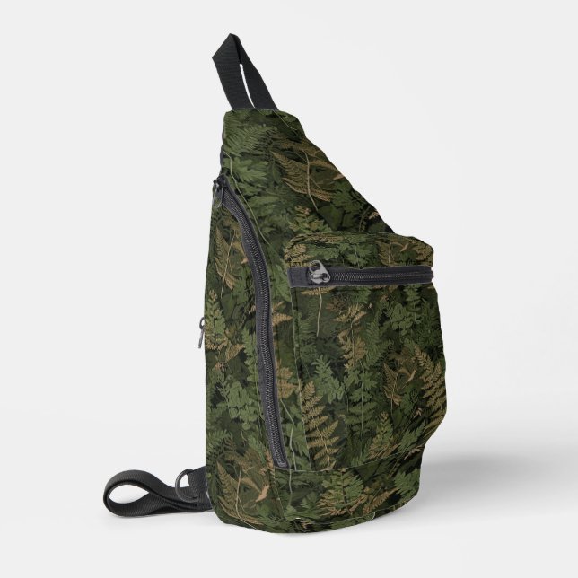 Fern Camouflage Suit Sling Bag (Left Corner)