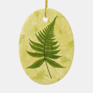 Fern Ceramic Tree Decoration