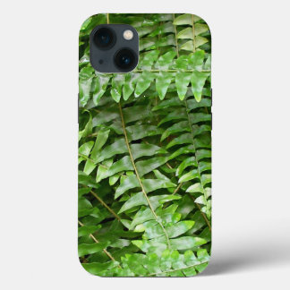 Fern Fronds I Green Nature iPhone 13 Case
