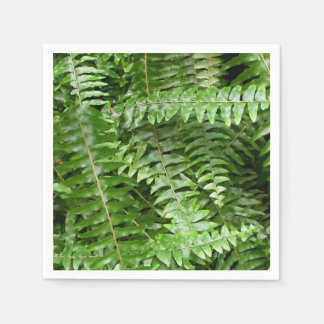 Fern Fronds I Green Nature Napkin