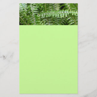 Fern Fronds I Green Nature Stationery