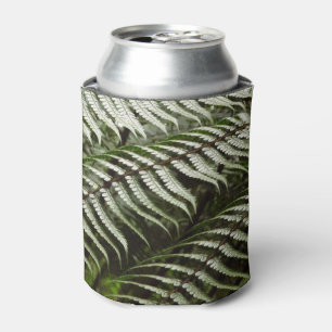 Fern Fronds II Dark Green Nature Can Cooler