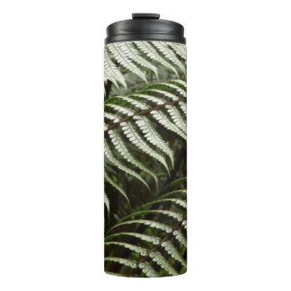 Fern Fronds II Dark Green Nature Thermal Tumbler