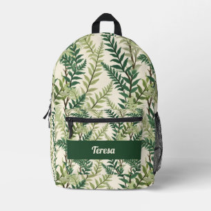 Fern Fronds Printed Backpack