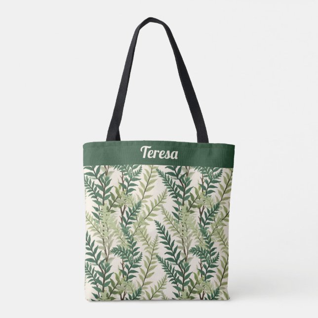 Fern Fronds Tote Bag (Back)