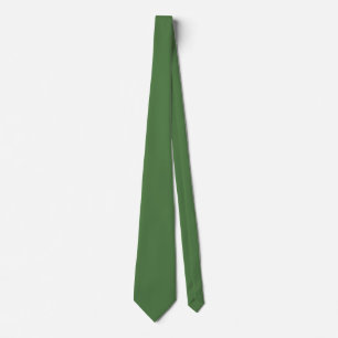 Fern Green Solid Colour Tie