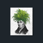 Fern Head Plant Head Canvas Print<br><div class="desc">Fashion & Figurative</div>