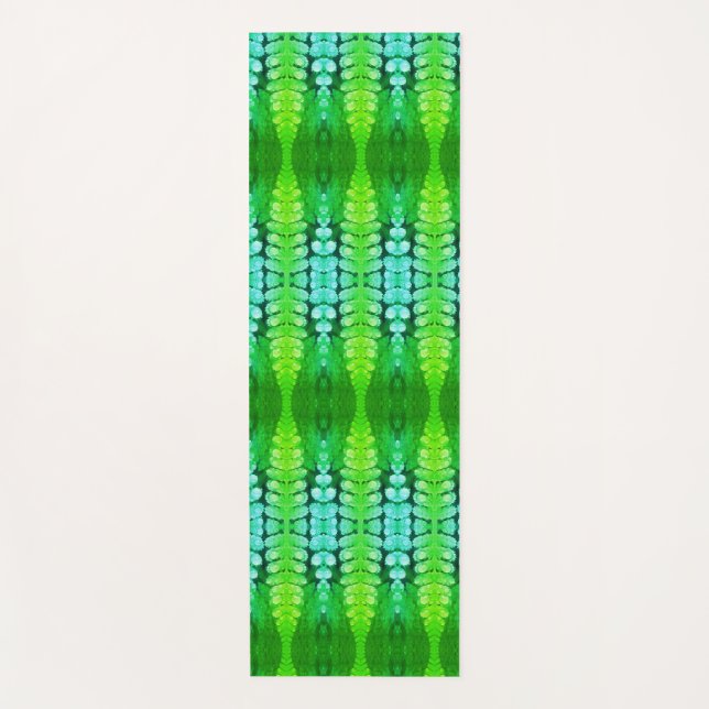 Fern Ikat 3 x GL Yoga Mat (Front)