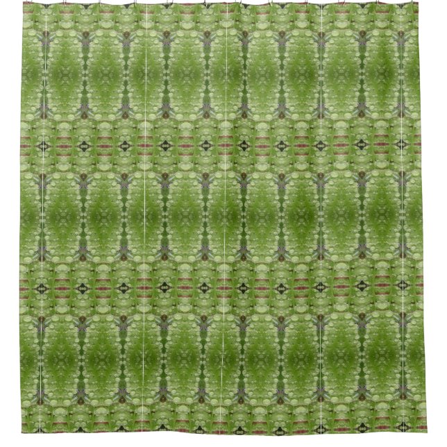 Fern Ikat Shower Curtain (Front)