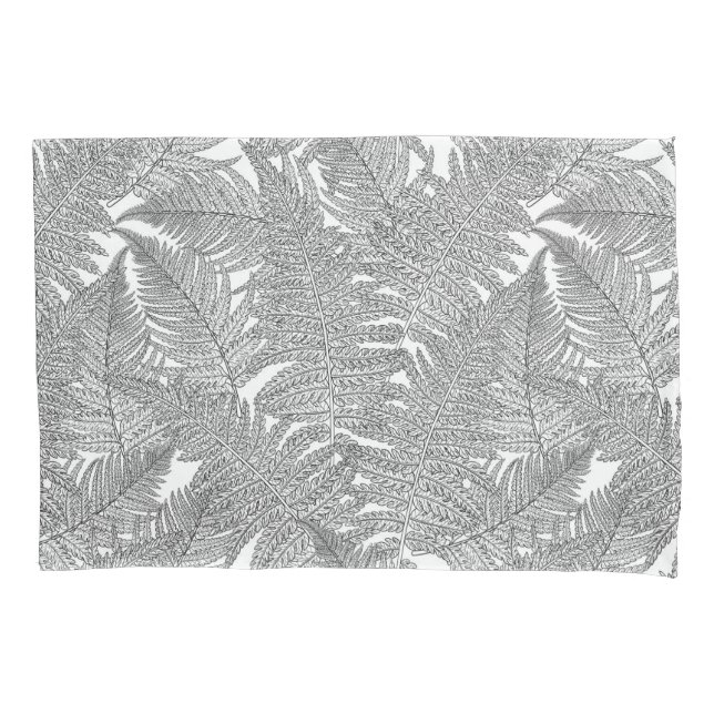 Fern in black and white pillowcase (Front-Left)