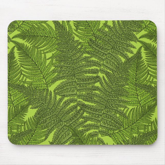 Fern in green mouse pad (Front)