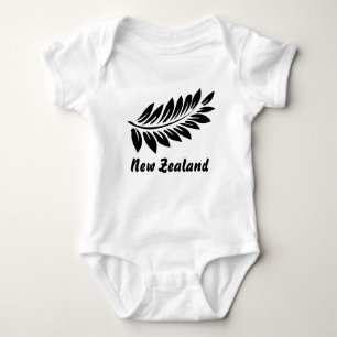 Fern leaf baby bodysuit