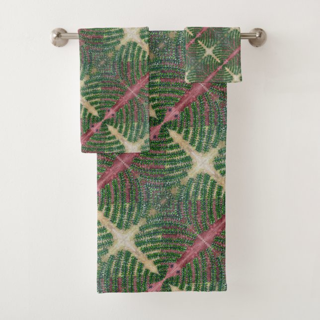 Fern leaf bath towel set (Insitu)