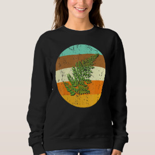 Fern Leaf Botanical Vascular Plants Green Flowerle Sweatshirt