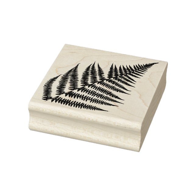 Fern Leaf Stano Rubber Stamp (Stamp)