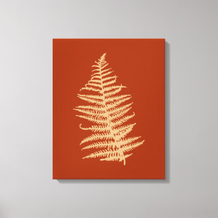 Fern Leaves Fall Autumn  Canvas Print