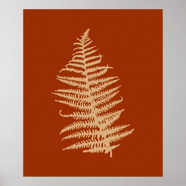  Fern Leaves Fall Autumn Poster (Front)