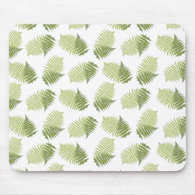 Fern Leaves Mouse Pad (Front)