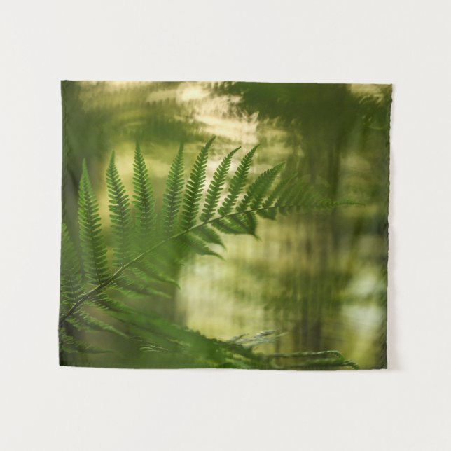 Fern Nature Photo Tapestry (Front (Horizontal))