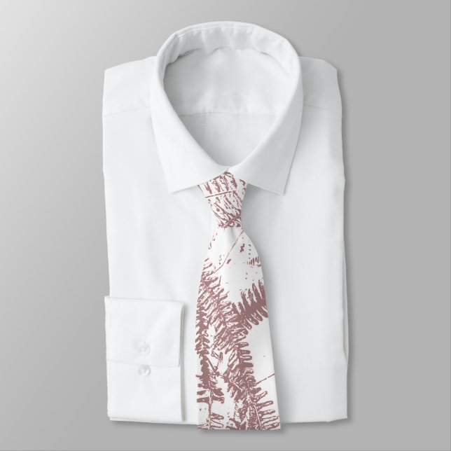 Fern Neck Tie (Tied)