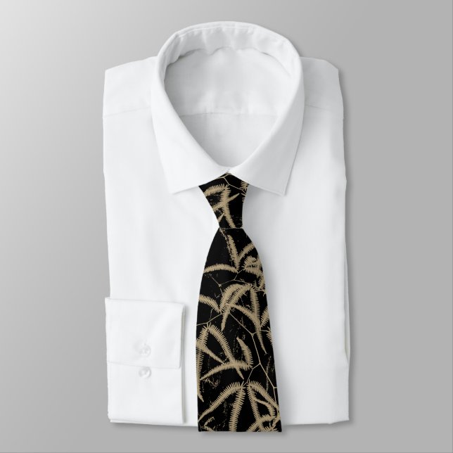 Fern Neck Tie (Tied)