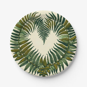 Fern Paper Plate
