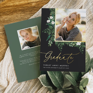 Fern   Photo Graduation Announcement