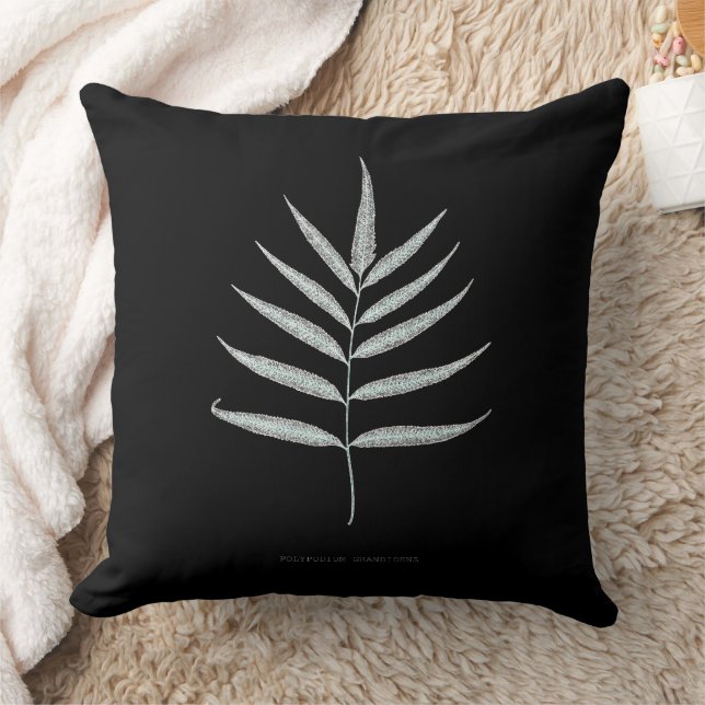 Fern - Polypodyum Grandidens - X-ray effect - 10 Cushion (Blanket)