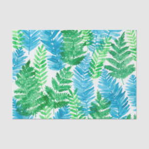 Fern watercolor tissue paper