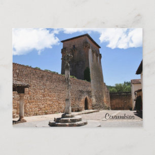 Fernán González Tower in Covarrubias Postcard