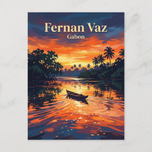 Fernan Vaz Lagoon Gabon Postcard