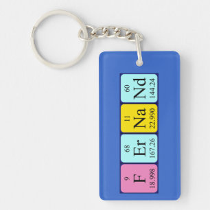 Fernand periodic table name keyring
