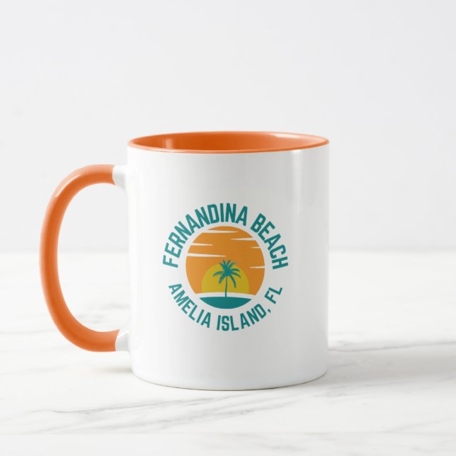 Fernandina Beach Amelia Island Florida Coffee Mug (Left)