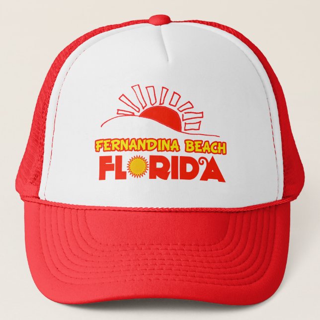 Fernandina Beach, Florida Trucker Hat (Front)