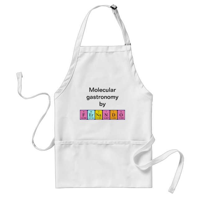 Fernando periodic table name apron (Front)